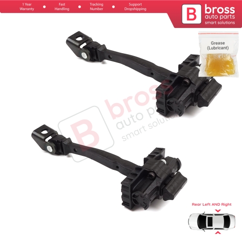 2 Pieces Rear Door Hinge Brake Stop Check Strap Limiter for VW Golf MK7 5G 2012-2020 4/5 Door Alltrack Sportsvan Variant e-Golf 5G4839249A