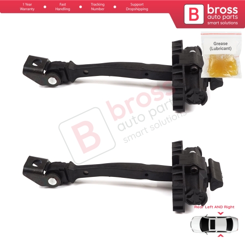 2 Pieces Rear Door Hinge Brake Stop Check Strap Limiter for VW Golf MK7 5G 2012-2020 4/5 Door Alltrack Sportsvan Variant e-Golf 5G4839249A