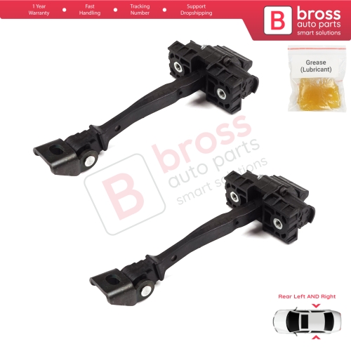 2 Pieces Rear Door Hinge Brake Stop Check Strap Limiter for VW Golf MK7 5G 2012-2020 4/5 Door Alltrack Sportsvan Variant e-Golf 5G4839249A