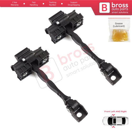 2 Pieces Front Door Hinge Brake Stop Check Strap Limiter for VW Polo MK5 6R 6C 60 61 2009-2022 4/5 Door MK4 9A 9N Sedan 6R4837249