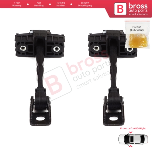2 Pieces Front Door Hinge Brake Stop Check Strap Limiter for VW Polo MK5 6R 6C 60 61 2009-2022 4/5 Door MK4 9A 9N Sedan 6R4837249