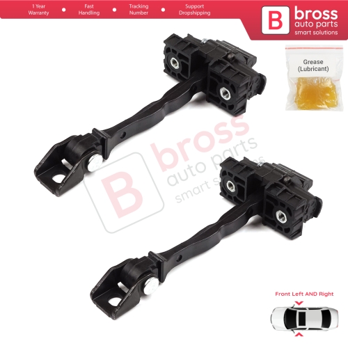 2 Pieces Front Door Hinge Brake Stop Check Strap Limiter for VW Polo MK5 6R 6C 60 61 2009-2022 4/5 Door MK4 9A 9N Sedan 6R4837249