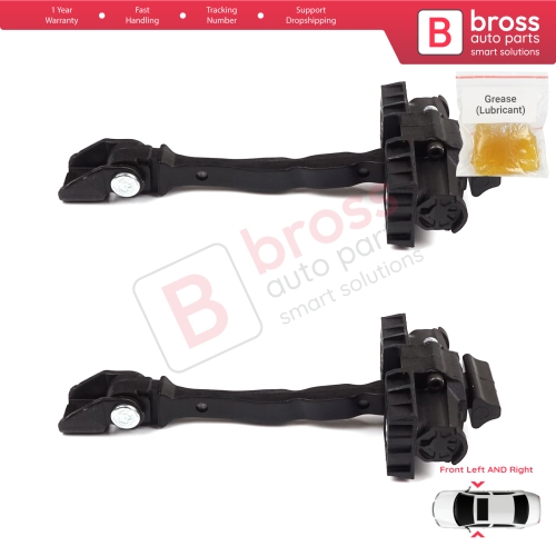 2 Pieces Front Door Hinge Brake Stop Check Strap Limiter for VW Polo MK5 6R 6C 60 61 2009-2022 4/5 Door MK4 9A 9N Sedan 6R4837249