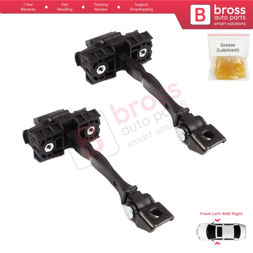 2 Pieces Front Door Hinge Brake Stop Check Strap Limiter for VW Polo MK5 6R 6C 60 61 2009-2022 4/5 Door MK4 9A 9N Sedan 6R4837249
