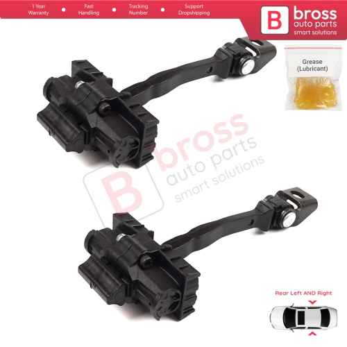 2 Pieces Rear Door Hinge Brake Stop Check Strap Limiter for VW Polo MK5 6R 6C 60 61 2009-2022 4/5 Door 6R4839249C