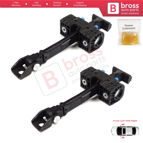 2 Pieces Front Door Hinge Brake Stop Check Strap Limiter for VW Amarok MK1 2H S1 S6 S7 2010-2024 4-Door 2H0837249