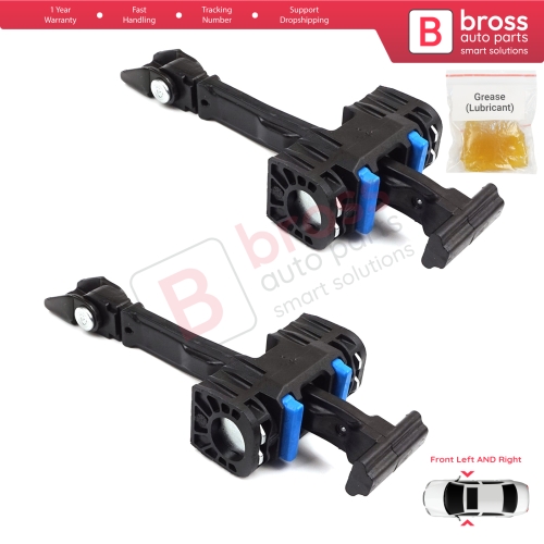 2 Pieces Front Door Hinge Brake Stop Check Strap Limiter for VW Amarok MK1 2H S1 S6 S7 2010-2024 4-Door 2H0837249