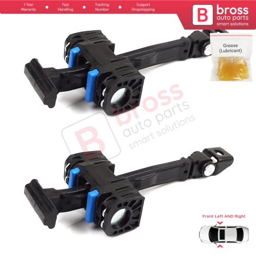 2 Pieces Front Door Hinge Brake Stop Check Strap Limiter for VW Amarok MK1 2H S1 S6 S7 2010-2024 4-Door 2H0837249