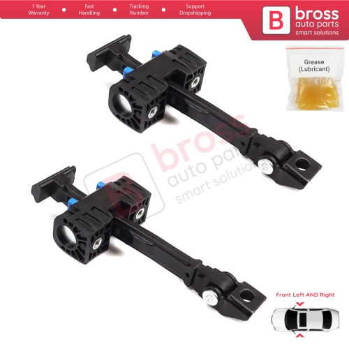 2 Pieces Front Door Hinge Brake Stop Check Strap Limiter for VW Amarok MK1 2H S1 S6 S7 2010-2024 4-Door 2H0837249