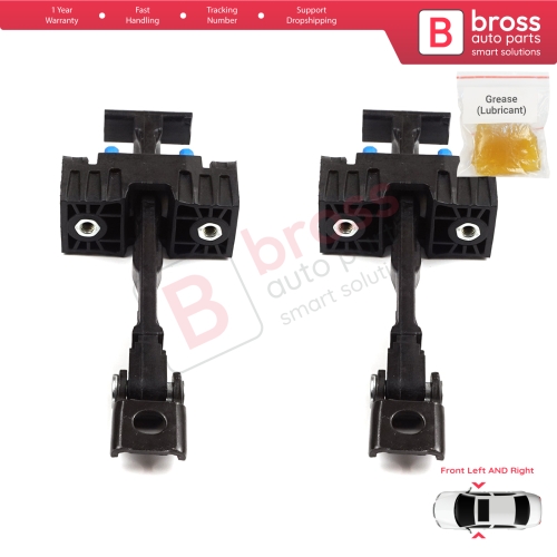 2 Pieces Front Door Hinge Brake Stop Check Strap Limiter for VW Amarok MK1 2H S1 S6 S7 2010-2024 4-Door 2H0837249