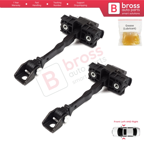 2 Pieces Front Door Hinge Brake Stop Check Strap Limiter for VW UP! Skoda Citigo Seat Mii 2011-2024 5-Door Hatchback 1S0837249