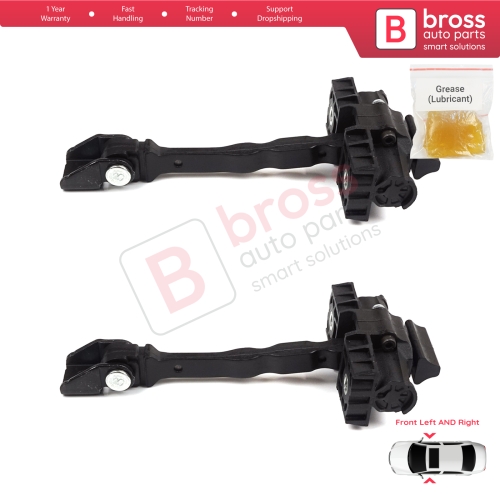 2 Pieces Front Door Hinge Brake Stop Check Strap Limiter for VW UP! Skoda Citigo Seat Mii 2011-2024 5-Door Hatchback 1S0837249
