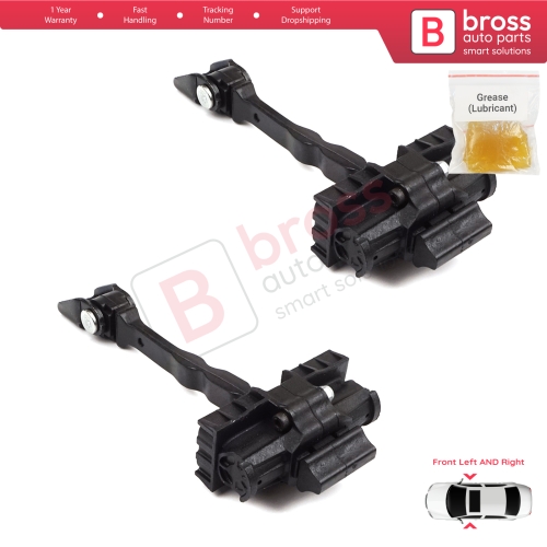 2 Pieces Front Door Hinge Brake Stop Check Strap Limiter for VW UP! Skoda Citigo Seat Mii 2011-2024 5-Door Hatchback 1S0837249