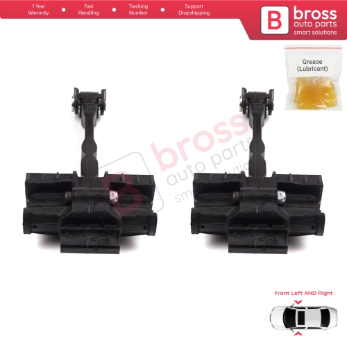2 Pieces Front Door Hinge Brake Stop Check Strap Limiter for VW UP! Skoda Citigo Seat Mii 2011-2024 5-Door Hatchback 1S0837249