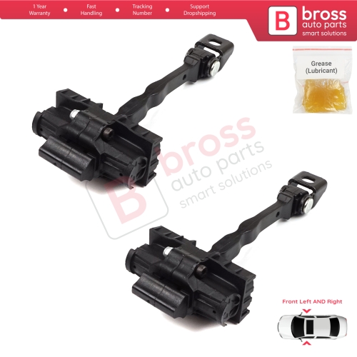 2 Pieces Front Door Hinge Brake Stop Check Strap Limiter for VW UP! Skoda Citigo Seat Mii 2011-2024 5-Door Hatchback 1S0837249