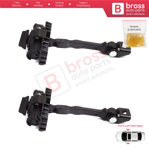 2 Pieces Front Door Hinge Brake Stop Check Strap Limiter for VW UP! Skoda Citigo Seat Mii 2011-2024 5-Door Hatchback 1S0837249