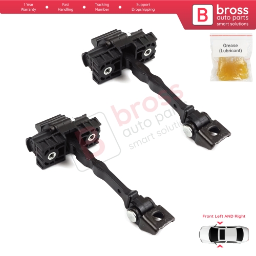 2 Pieces Front Door Hinge Brake Stop Check Strap Limiter for VW UP! Skoda Citigo Seat Mii 2011-2024 5-Door Hatchback 1S0837249