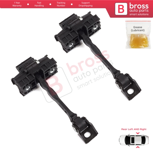2 Pieces Rear Door Hinge Brake Stop Check Strap Limiter for VW UP! Skoda Citigo Seat Mii 2011-2024 5-Door Hatchback 1S4839249A