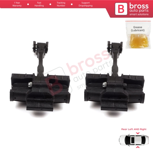 2 Pieces Rear Door Hinge Brake Stop Check Strap Limiter for VW UP! Skoda Citigo Seat Mii 2011-2024 5-Door Hatchback 1S4839249A