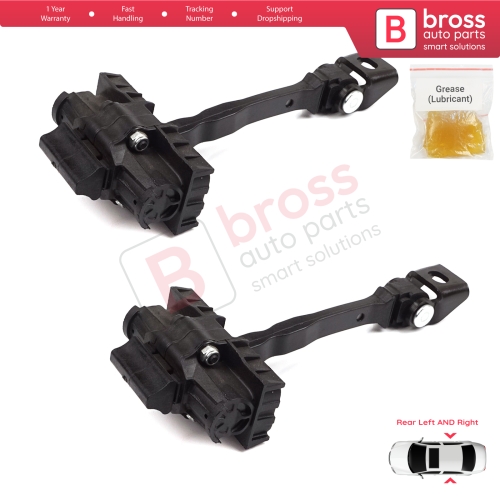 2 Pieces Rear Door Hinge Brake Stop Check Strap Limiter for VW UP! Skoda Citigo Seat Mii 2011-2024 5-Door Hatchback 1S4839249A