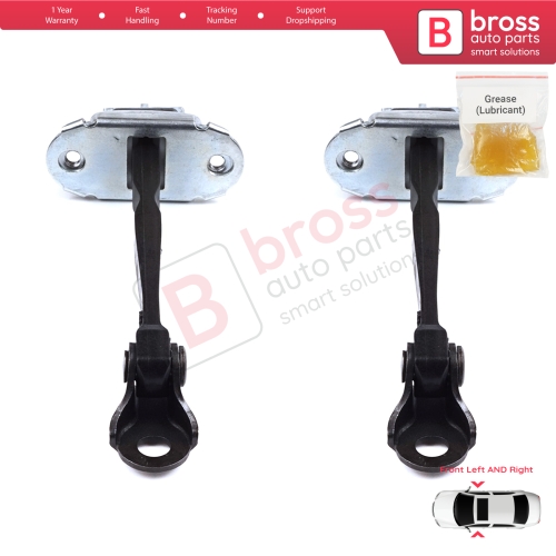 2 Pieces Front Door Hinge Brake Stop Check Strap Limiter for Toyota Corolla E11 Sprinter MK8 Carib MK3 1995-2002 4/5 Door 6862012060