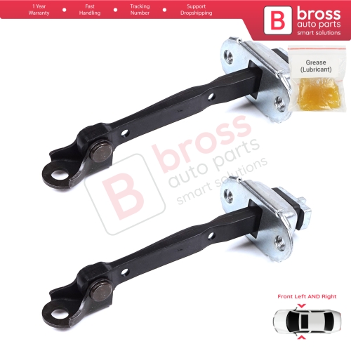 2 Pieces Front Door Hinge Brake Stop Check Strap Limiter for Toyota Corolla E11 Sprinter MK8 Carib MK3 1995-2002 4/5 Door 6862012060