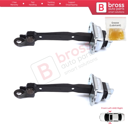 2 Pieces Front Door Hinge Brake Stop Check Strap Limiter for Toyota Corolla E11 Sprinter MK8 Carib MK3 1995-2002 4/5 Door 6862012060