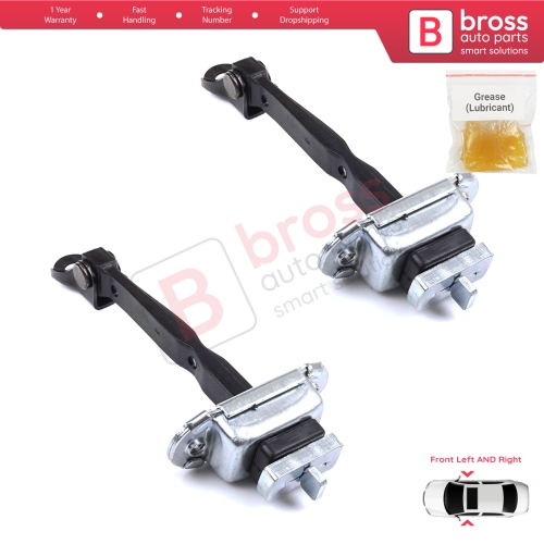 2 Pieces Front Door Hinge Brake Stop Check Strap Limiter for Toyota Corolla E11 Sprinter MK8 Carib MK3 1995-2002 4/5 Door 6862012060