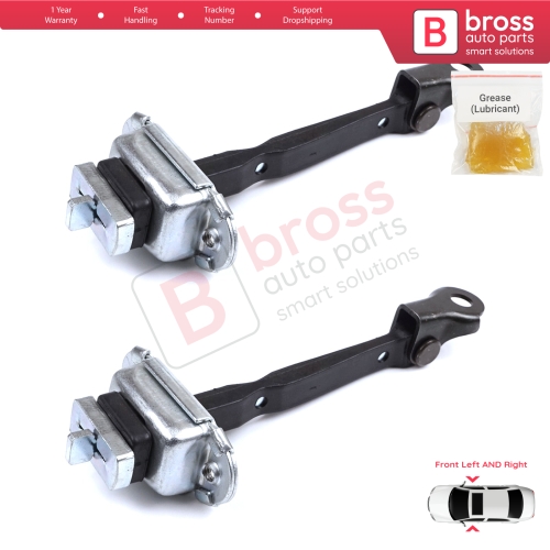 2 Pieces Front Door Hinge Brake Stop Check Strap Limiter for Toyota Corolla E11 Sprinter MK8 Carib MK3 1995-2002 4/5 Door 6862012060