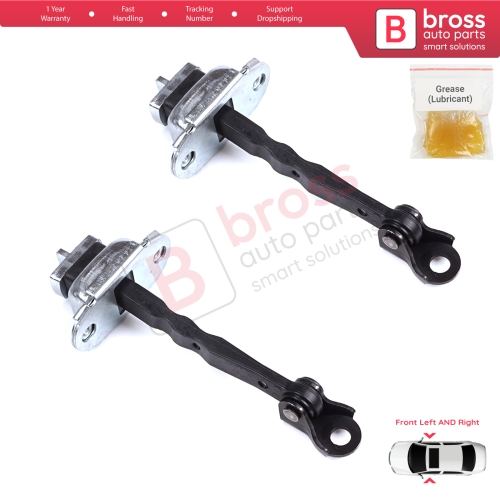 2 Pieces Front Door Hinge Brake Stop Check Strap Limiter for Toyota Corolla MK11 Auris MK2 E18 E180 2012-2018 6861002242