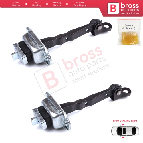 2 Pieces Front Door Hinge Brake Stop Check Strap Limiter for Toyota Corolla MK11 Auris MK2 E18 E180 2012-2018 6861002242
