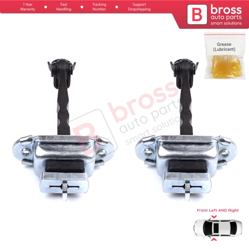 2 Pieces Front Door Hinge Brake Stop Check Strap Limiter for Toyota Corolla MK11 Auris MK2 E18 E180 2012-2018 6861002242