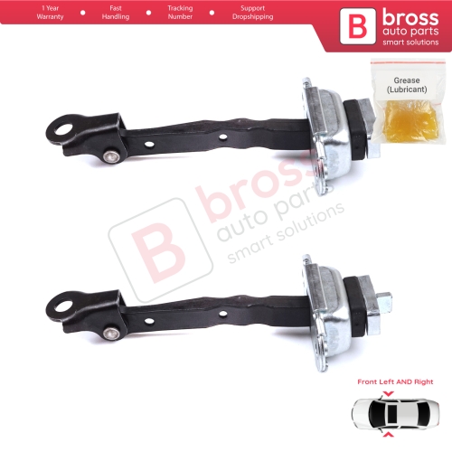 2 Pieces Front Door Hinge Brake Stop Check Strap Limiter for Toyota Corolla MK11 Auris MK2 E18 E180 2012-2018 6861002242