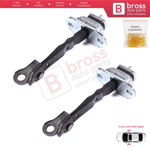 2 Pieces Front Door Hinge Brake Stop Check Strap Limiter for Toyota Corolla MK11 Auris MK2 E18 E180 2012-2018 6861002242