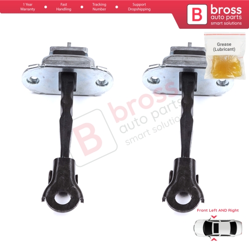 2 Pieces Front Door Hinge Brake Stop Check Strap Limiter for Toyota Corolla MK11 Auris MK2 E18 E180 2012-2018 6861002242