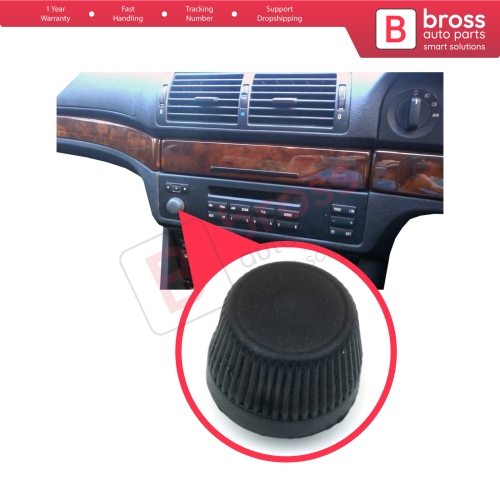 Radio CD Plastic Knob 65828372162 for BMW X5 E39 E38