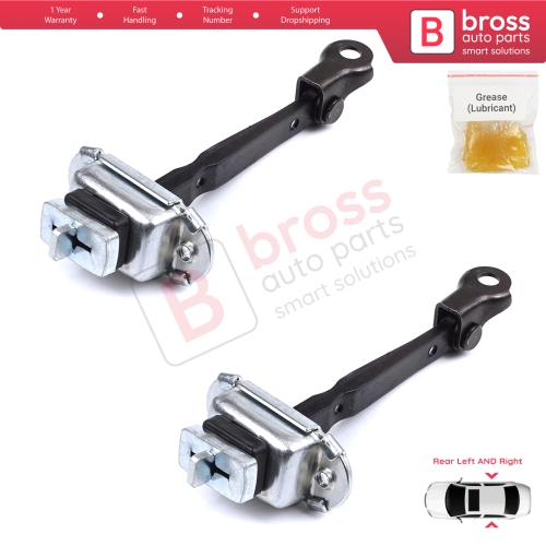 2 Pieces Rear Door Hinge Brake Stop Check Strap Limiter for Toyota Corolla MK11 Auris MK2 E18 E180 2012-2018 6863002250
