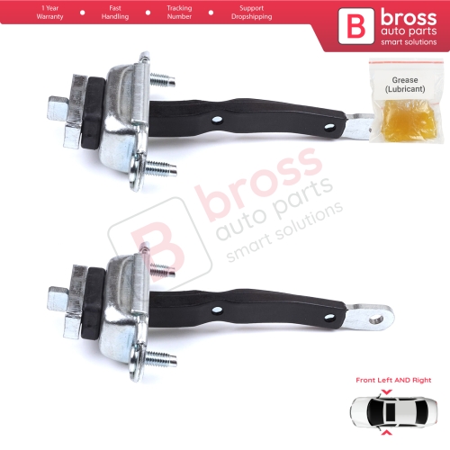 2 Pieces Front Door Hinge Brake Stop Check Strap Limiter for Toyota Avensis MK1 T22 Caldina Carina Corona Premio T210 1997-2003 4/5 Door 6861020180
