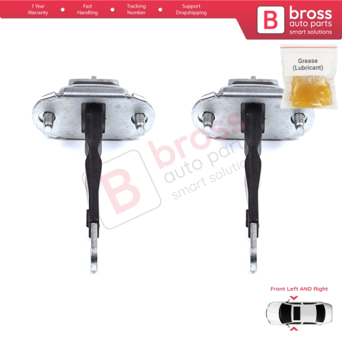2 Pieces Front Door Hinge Brake Stop Check Strap Limiter for Toyota Avensis MK1 T22 Caldina Carina Corona Premio T210 1997-2003 4/5 Door 6861020180