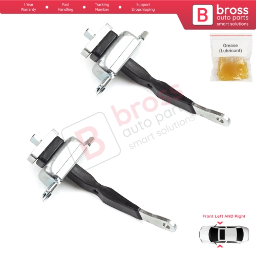 2 Pieces Front Door Hinge Brake Stop Check Strap Limiter for Toyota Hilux MK6 N1 1997-2005 Pickup Truck 6861035050