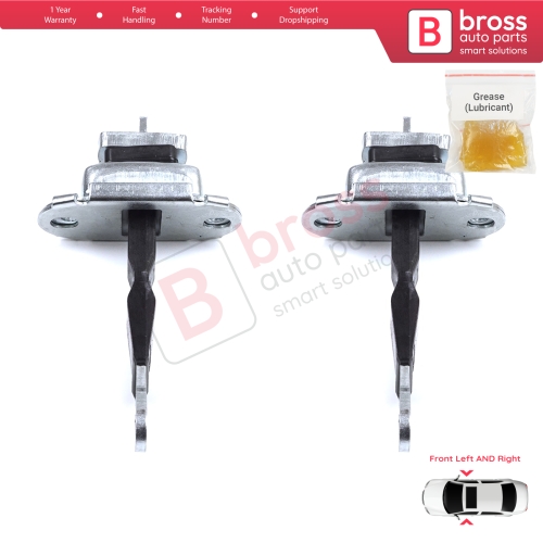2 Pieces Front Door Hinge Brake Stop Check Strap Limiter for Toyota Hilux MK6 N1 1997-2005 Pickup Truck 6861035050