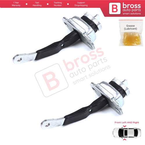 2 Pieces Front Door Hinge Brake Stop Check Strap Limiter for Toyota Hilux MK6 N1 1997-2005 Pickup Truck 6861035050