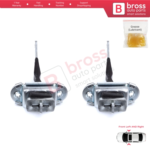 2 Pieces Front Door Hinge Brake Stop Check Strap Limiter for Toyota Hilux MK6 N1 1997-2005 Pickup Truck 6861035050