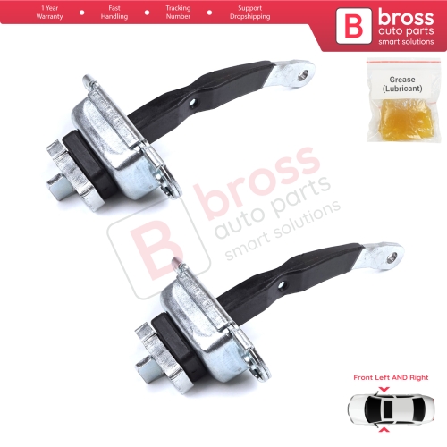 2 Pieces Front Door Hinge Brake Stop Check Strap Limiter for Toyota Hilux MK6 N1 1997-2005 Pickup Truck 6861035050
