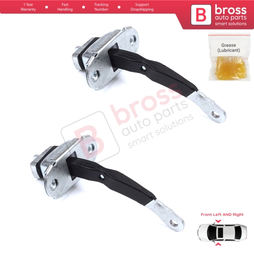 2 Pieces Front Door Hinge Brake Stop Check Strap Limiter for Toyota Hilux MK6 N1 1997-2005 Pickup Truck 6861035050