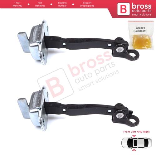 2 Pieces Front Door Hinge Brake Stop Check Strap Limiter for Toyota Hilux MK7 N1 N2 N3 Fortuner MK1 N5 N6 2004-2015 686100K012