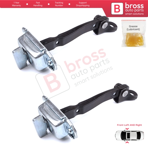 2 Pieces Front Door Hinge Brake Stop Check Strap Limiter for Toyota Hilux MK7 N1 N2 N3 Fortuner MK1 N5 N6 2004-2015 686100K012