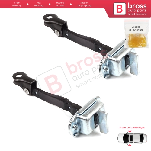 2 Pieces Front Door Hinge Brake Stop Check Strap Limiter for Toyota Hilux MK7 N1 N2 N3 Fortuner MK1 N5 N6 2004-2015 686100K012