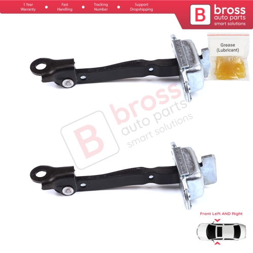 2 Pieces Front Door Hinge Brake Stop Check Strap Limiter for Toyota Hilux MK7 N1 N2 N3 Fortuner MK1 N5 N6 2004-2015 686100K012