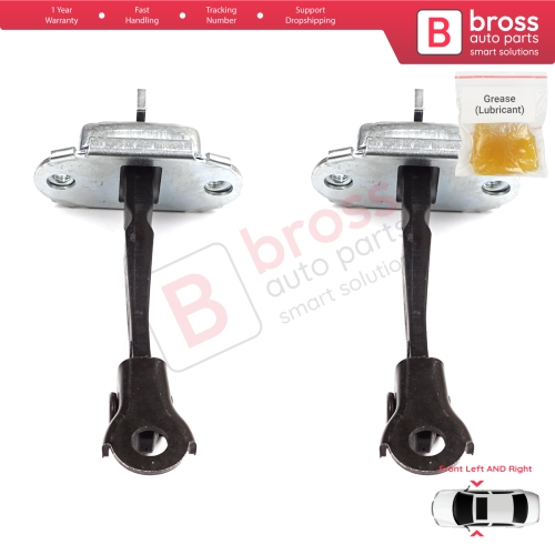2 Pieces Front Door Hinge Brake Stop Check Strap Limiter for Toyota Hilux MK7 N1 N2 N3 Fortuner MK1 N5 N6 2004-2015 686100K012